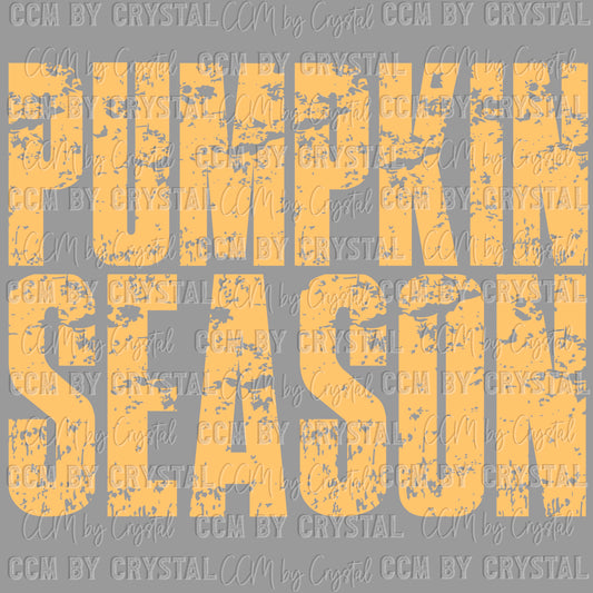 Pumpkin Season Fall Ready to Press Transfer DTF Transfer Sublimation Transfer