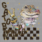 Gator Pride Peace Sign Colorful Mascot Ready to Press Transfer DTF Transfer Sublimation Transfer