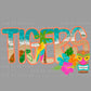 Tigers Luau Hawaiian Dress Up days Ready to Press Transfer DTF Transfer Sublimation Transfer