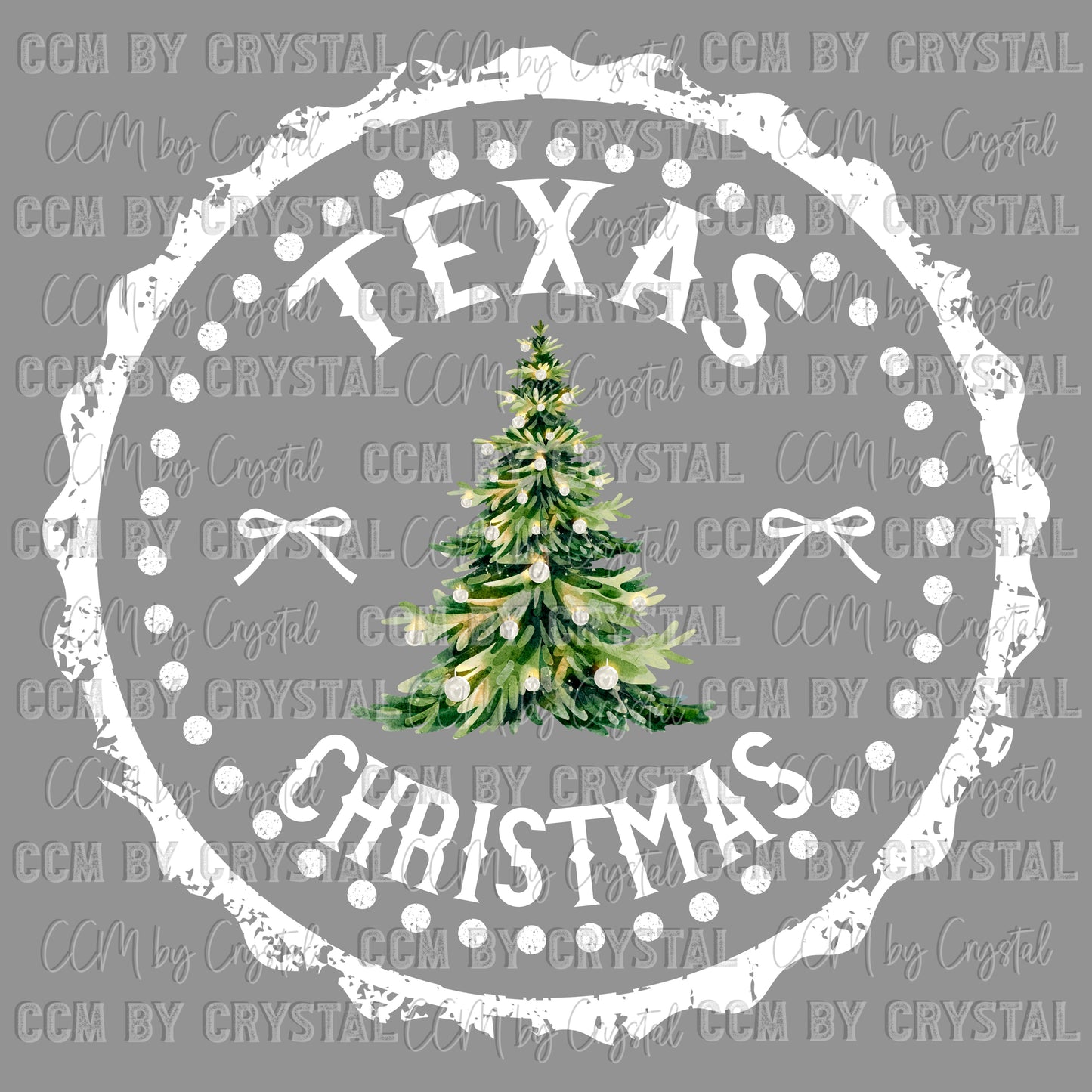 Personalized State Christmas Stamp Ready to Press Transfer DTF Transfer