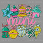 Christmas Ornament Mini Ready to Press Transfer DTF Transfer Sublimation Transfer