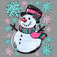 Snowman Christmas Ready to Press Transfer DTF Transfer Sublimation Transfer