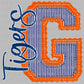 G Tigers Seersucker Ready to Press Transfer DTF Transfer Sublimation Transfer