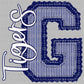G Tigers Seersucker Ready to Press Transfer DTF Transfer Sublimation Transfer