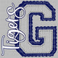 G Tigers Seersucker Ready to Press Transfer DTF Transfer Sublimation Transfer