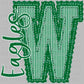 Personalized Seersucker Letter Mascot Ready to Press Transfer DTF Transfer Sublimation Transfer