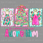 Oh Come Let Us Adore Him Jesus Christmas Ready to Press Transfer DTF Transfer Sublimation Transfer