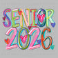 Colorful Senior 2026 Ready to Press Transfer DTF Transfer Sublimation Transfer
