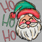 Ho Ho Ho Santa Ready to Press Transfer Instant Peel DTF Transfer Sublimation Transfer