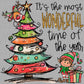 The Most Wonderful Time of the Year Christmas UV DTF Transfer Sticker UV Transfer Ready to Apply