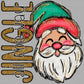 Jingle All the Way Santa Christmas Ready to Press Transfer Instant Peel DTF Transfer Sublimation Transfer