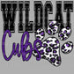 Wildcat Cubs Paw Mascot Ready to Press Instant Peel DTF Transfers Sublimation Transfers