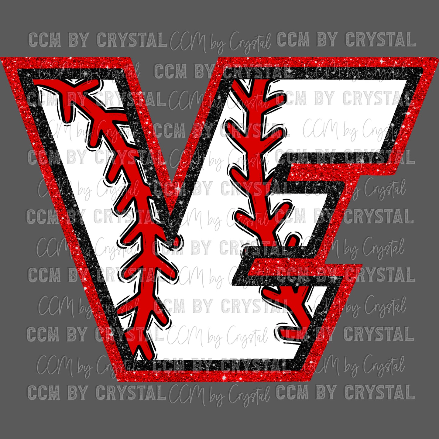 Victoria East Titans Baseball Mascot Faux Glitter Ready to Press Instant Peel DTF Transfers Sublimation Transfers