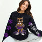 Wildcats Purple Cheerleader Go Fight Win T-Shirt Sweatshirt