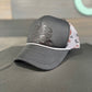 Boot Stitch Cow Print Spangle Trucker Hat