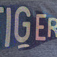 Tigers Pennant Bling Spangle Adult SHORT SLEEVE  T-Shirt