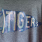 Tigers Pennant Bling Spangle Adult SHORT SLEEVE  T-Shirt