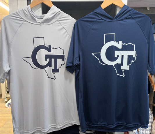 Goliad Gt Texas Hooded Dri-Fit Short Sleeve T-Shirt