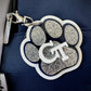 Goliad Tigers Keychain Backpack Tag