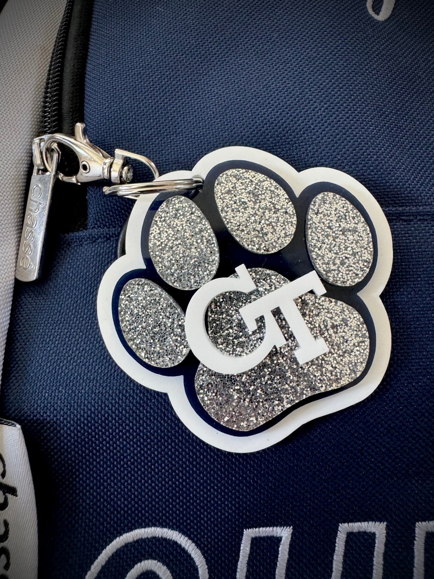 Goliad Tigers Keychain Backpack Tag