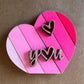 Refrigerator Magnets Love You Heart