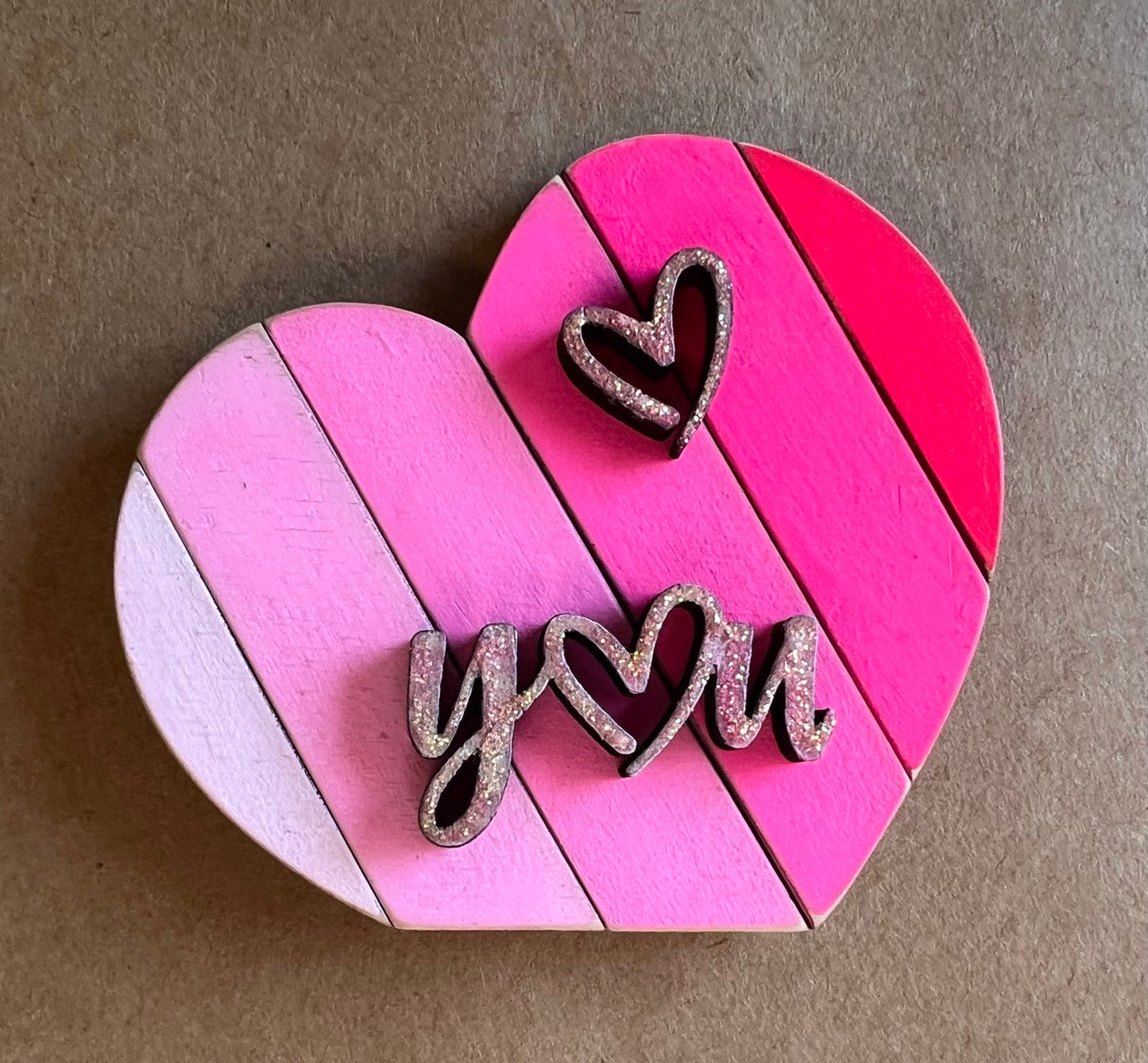 Refrigerator Magnets Love You Heart