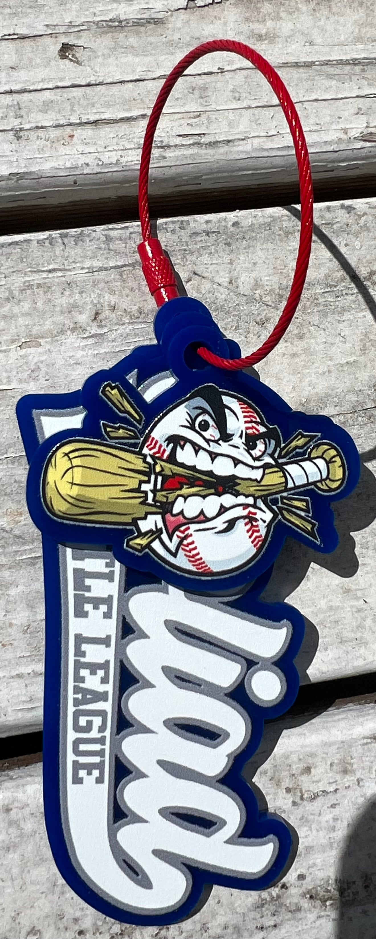 Goliad LL Keychain Ball/Bat Bag Tag