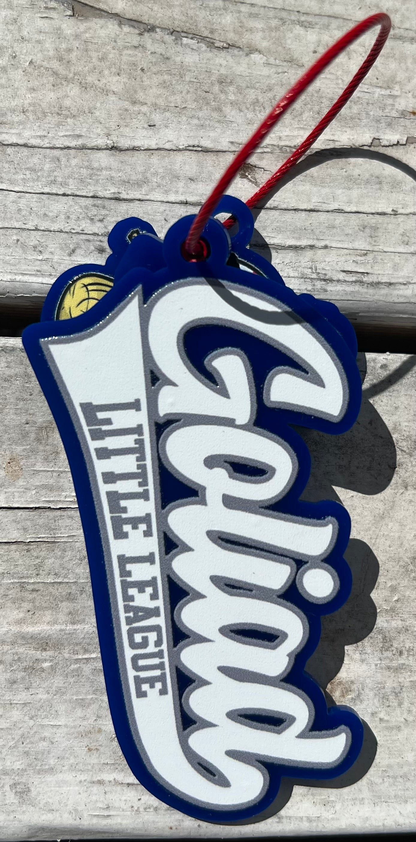 Goliad LL Keychain Ball/Bat Bag Tag