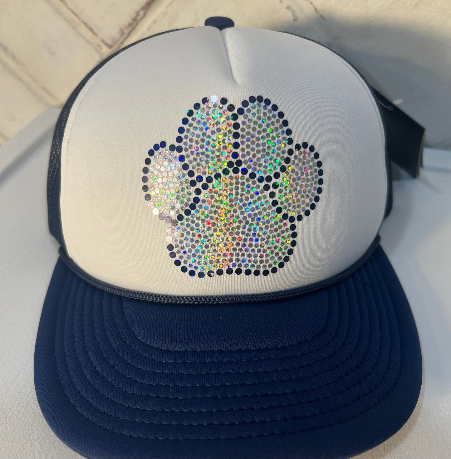 Tigers / Tiger Paw Spangle Foam Trucker Hat