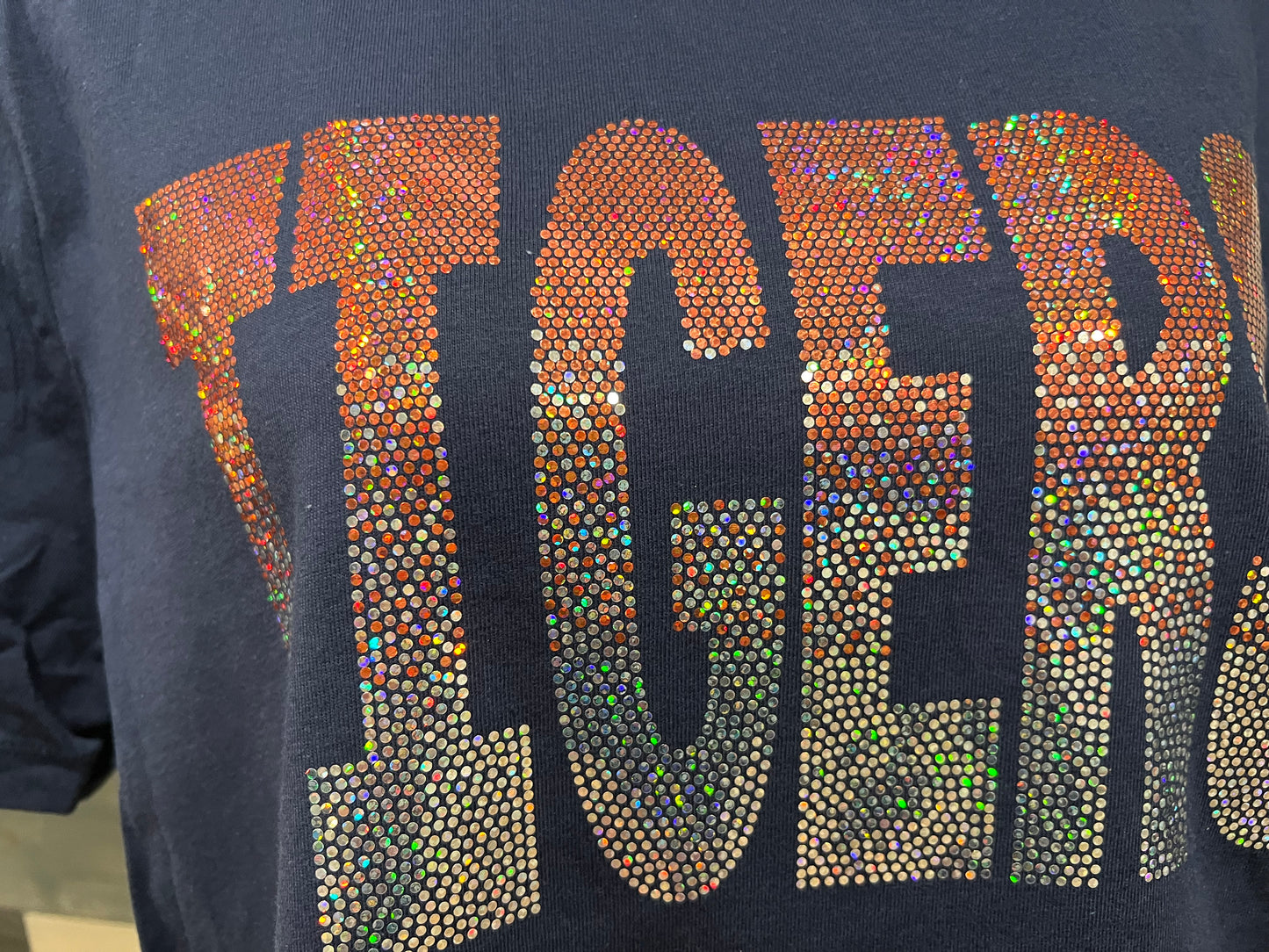 Tigers Spangle Navy T-Shirt