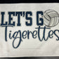 Let's Go Tigerettes Tigers Rally Towel Tigers Spangle Rally Towel