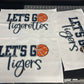 Let's Go Tigerettes Tigers Rally Towel Tigers Spangle Rally Towel