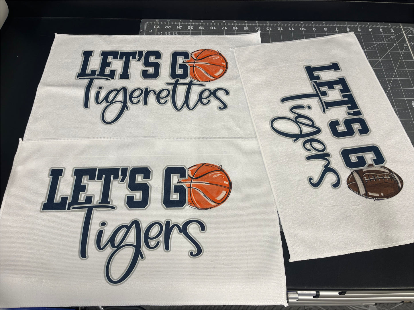 Let's Go Tigerettes Tigers Rally Towel Tigers Spangle Rally Towel