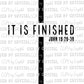 It Is Finished Cross Faith Ready to Press Transfer