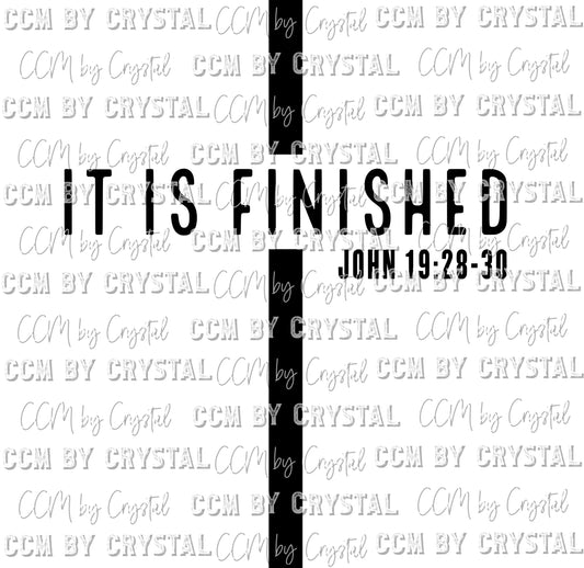 It Is Finished Cross Faith Ready to Press Transfer