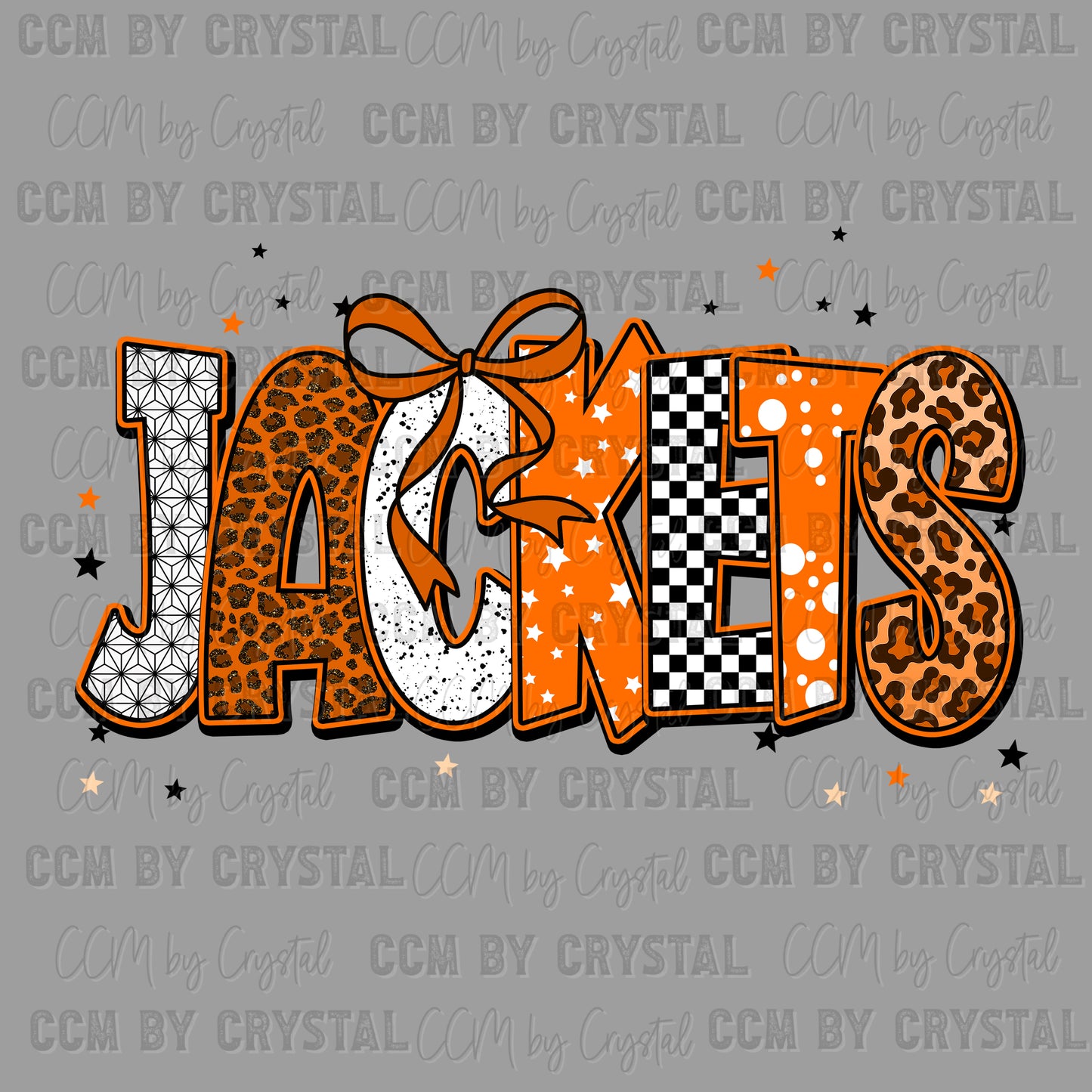 Jackets Orange Mascot Ready to Press Transfer DTF Transfer Sublimation Transfer
