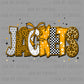 Jackets Yellow Mascot Ready to Press Transfer DTF Transfer Sublimation Transfer