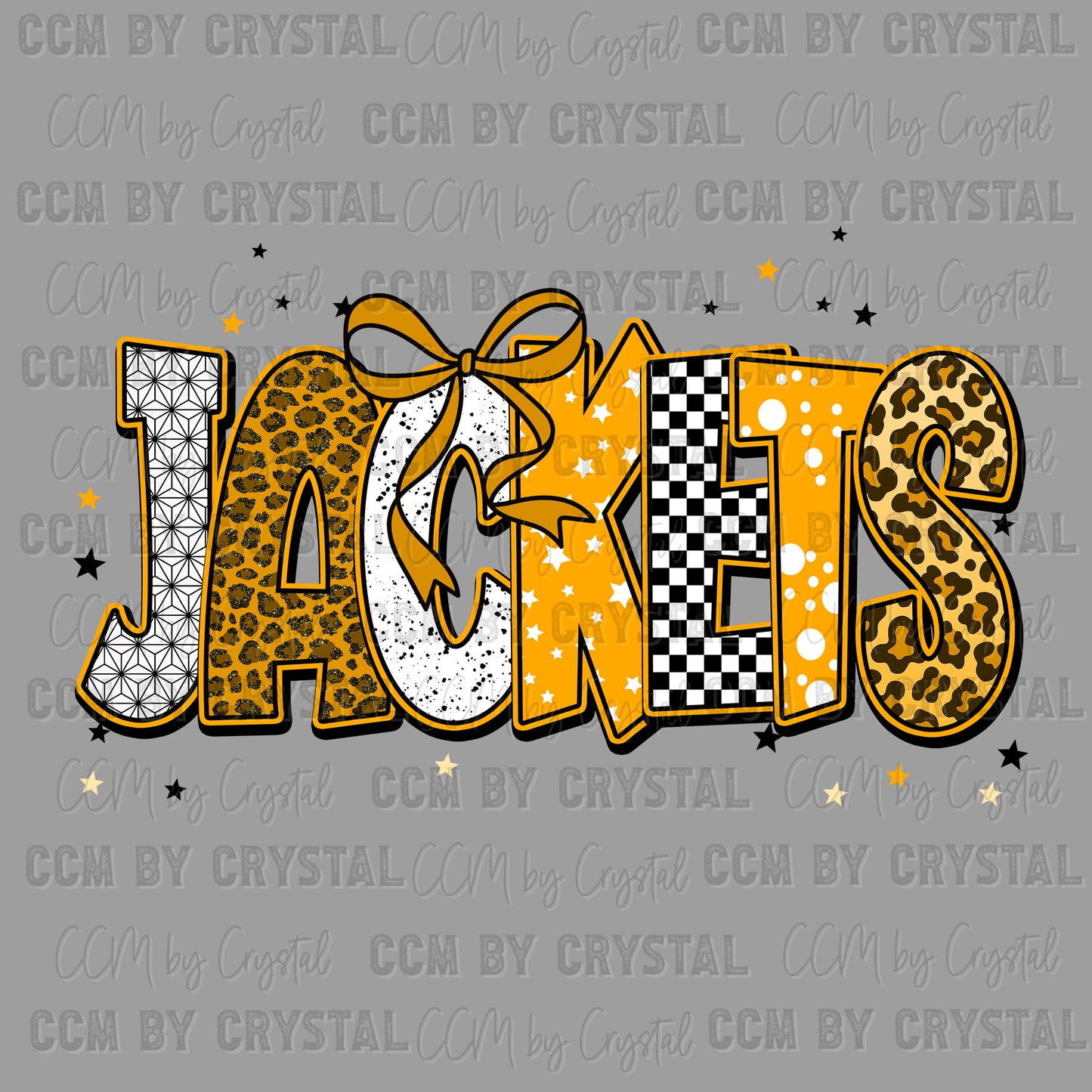 Jackets Yellow Mascot Ready to Press Transfer DTF Transfer Sublimation Transfer