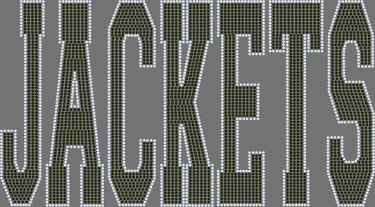Jackets 2-Color Approximately 11"X6" Spangle Transfer