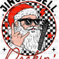 Jingle Bell Rockin Santa Christmas Ready To Press Transfer DTF Sublimation