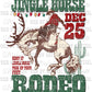Jingle Horse Rodeo Santa Christmas Ready To Press Transfer DTF Sublimation