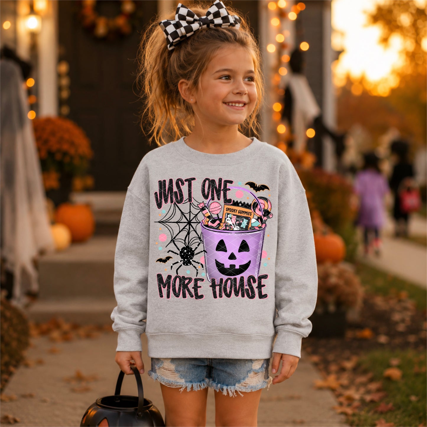 Just One More House Halloween Ready to Press DTF Transfers Sublimation Transfers