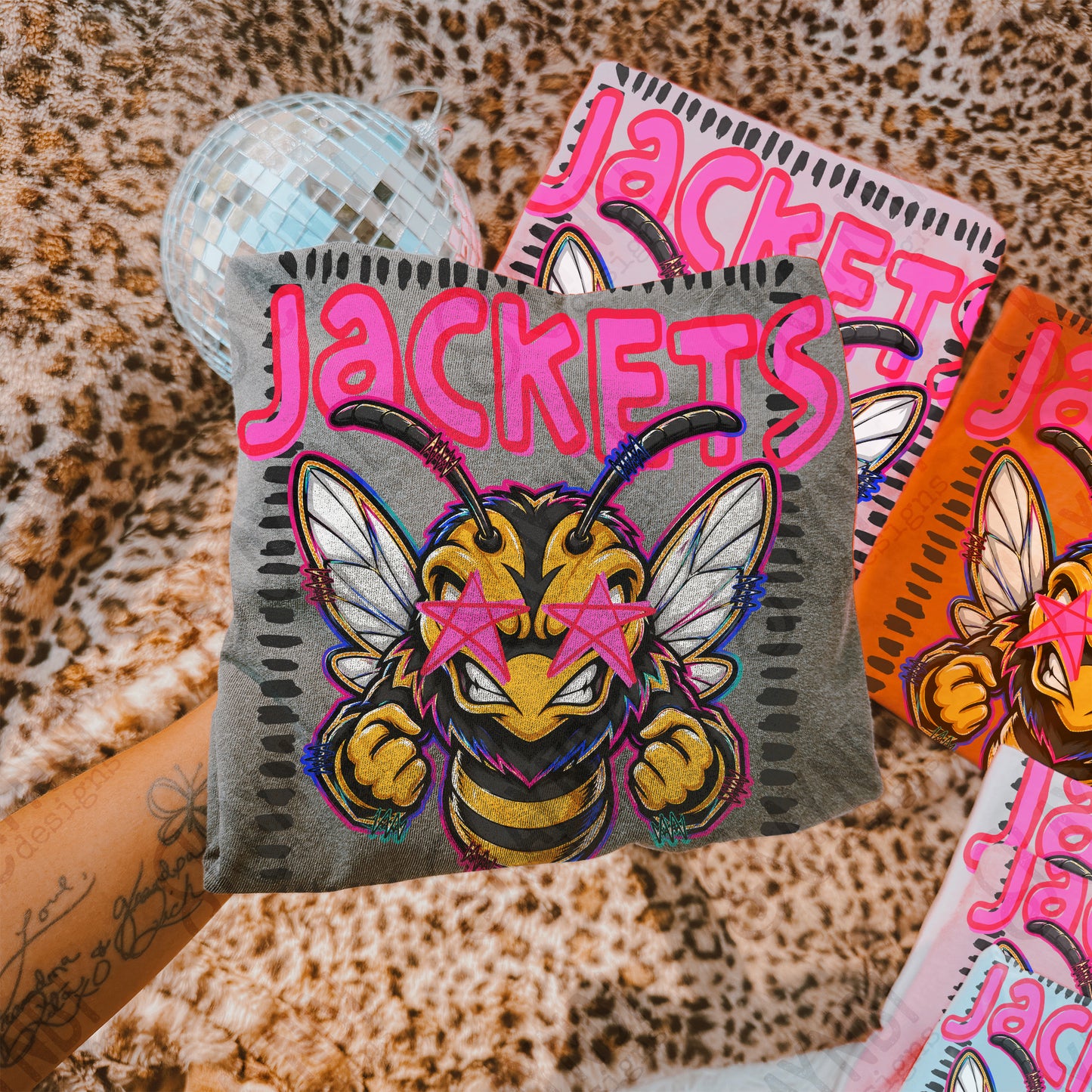 Jackets Starstruck Mascot Ready to Press DTF Transfers Sublimation Transfers