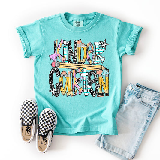 Kindergarten Back to School Ready to Press DTF Transfers Sublimation Transfers