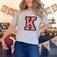 Knights Faux Embroidery Red Black Sports Mascot Ready to Press Transfer DTF Transfer Sublimation Transfer