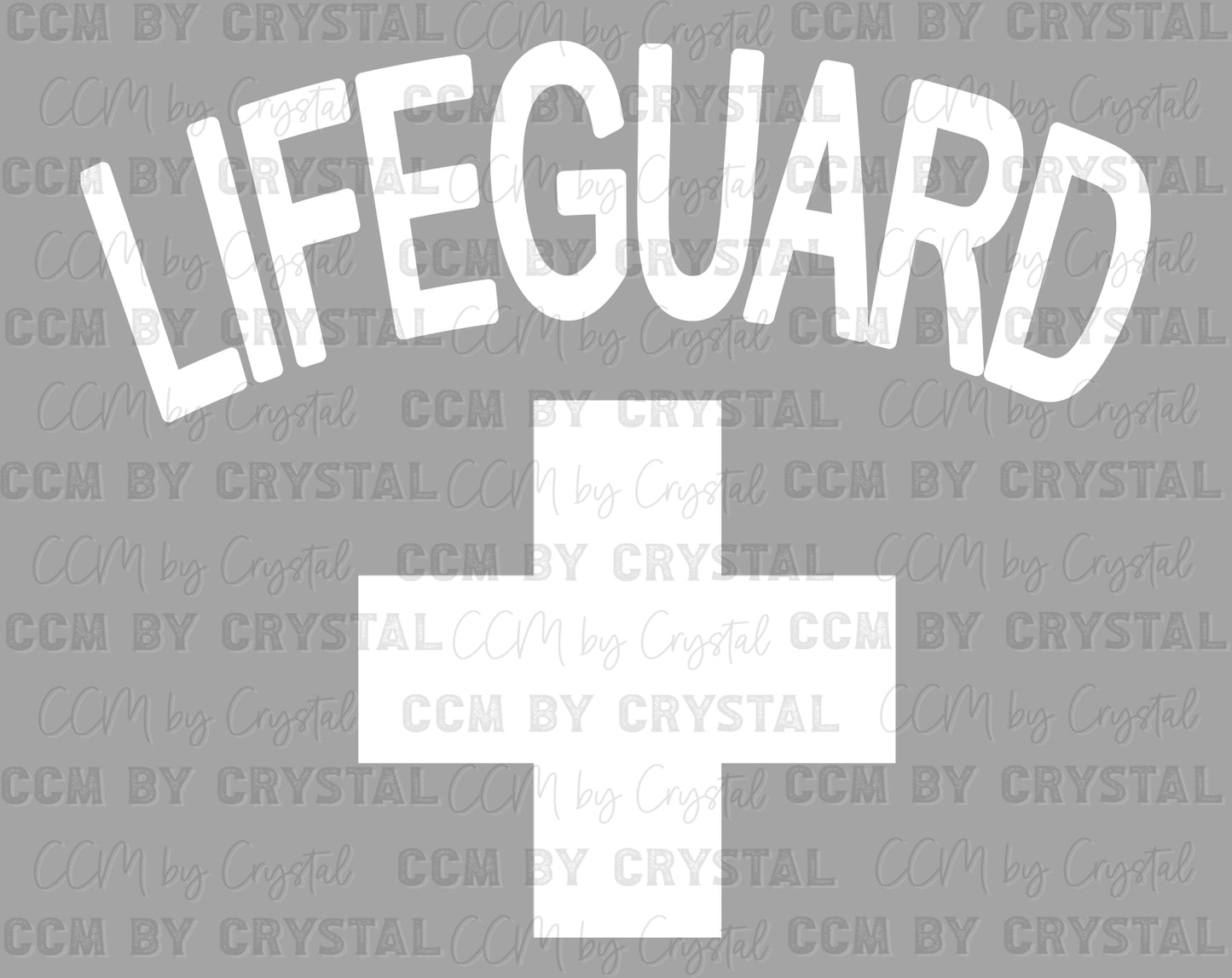 Lifeguard Mascot Ready to Press DTF Transfers