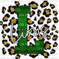 L Lions Green Gold Leopard Print Ready To Press Transfer