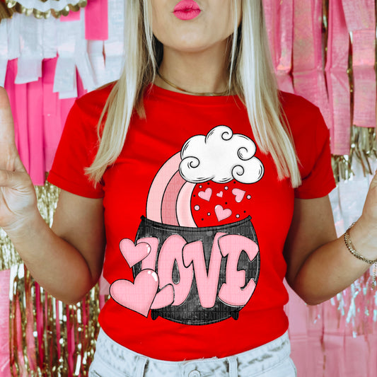 Love Valentines Day Ready to Press Transfer DTF Transfer Sublimation Transfer