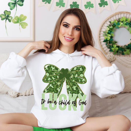 Luck to be a Child of God St. Patrick's Day Ready to Press Instant Peel DTF Transfers Sublimation Transfers (
