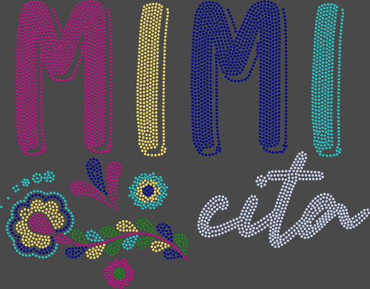 Mimicita 6-Color Approximately 11" wide Spangle Transfer Bling Transfer